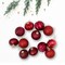 Northlight Mercury Style Onion and Ball Glass Christmas Ornament Set - 3" - Red - 12ct